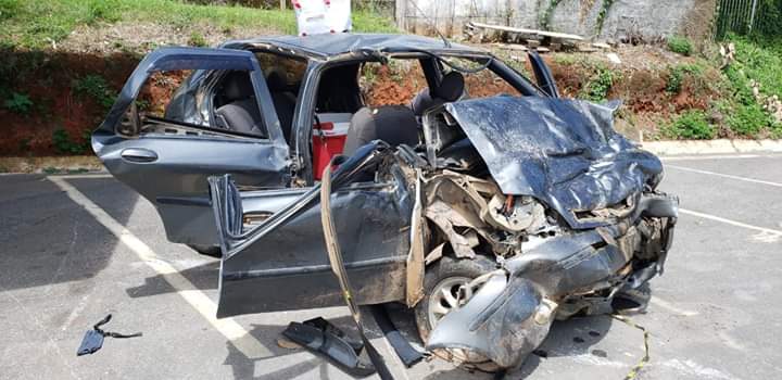 SÃO JOSÉ DO DIVINO. IMAGENS MOSTRAM COMO FICARAM OS DOIS VEÍCULOS APÓS O TRÁGICO ACIDENTE