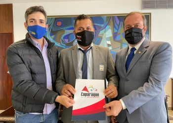 CUPARAQUE: O Prefeito Rogério Vicente Mendes esteve hoje dia 22/07/2021, em Brasília.