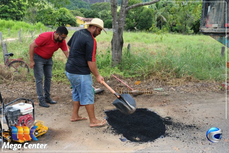 CUPARAQUE: Lançamento da recuperação do asfalto que liga a cidade de Cuparaque ao distrito de Aldeia
