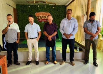 MANTENA: Deputado Estadual Neilando Pimenta é recebido em Mantena pelo ex-prefeito João Rufino e outras lideranças políticas do município.